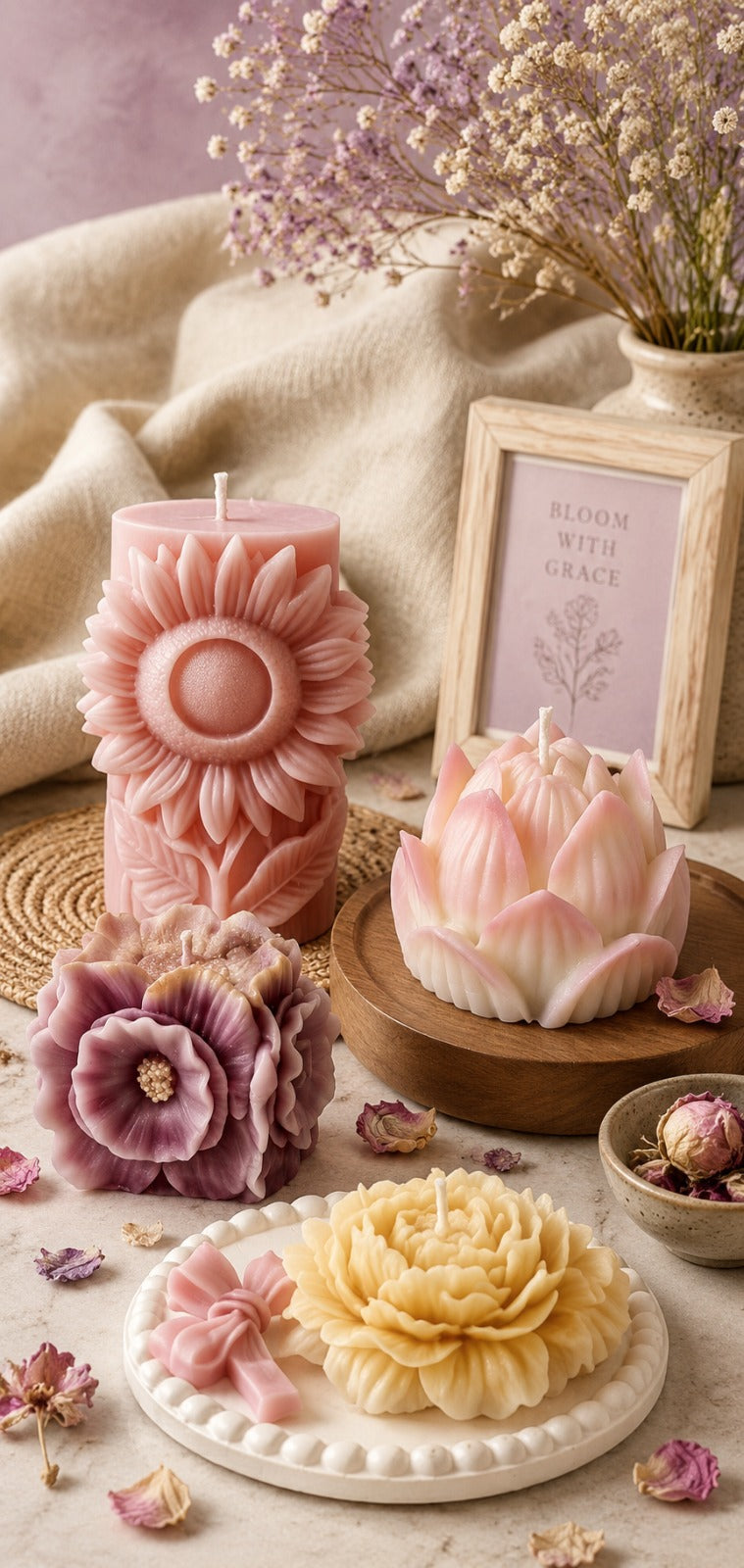 Flower Candles