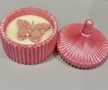 Rosette Keepsake Concrete Candle