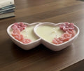 Twin Heart Blossom Candle