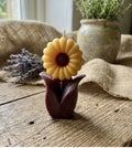 Sunflower Bloom Pillar Candle