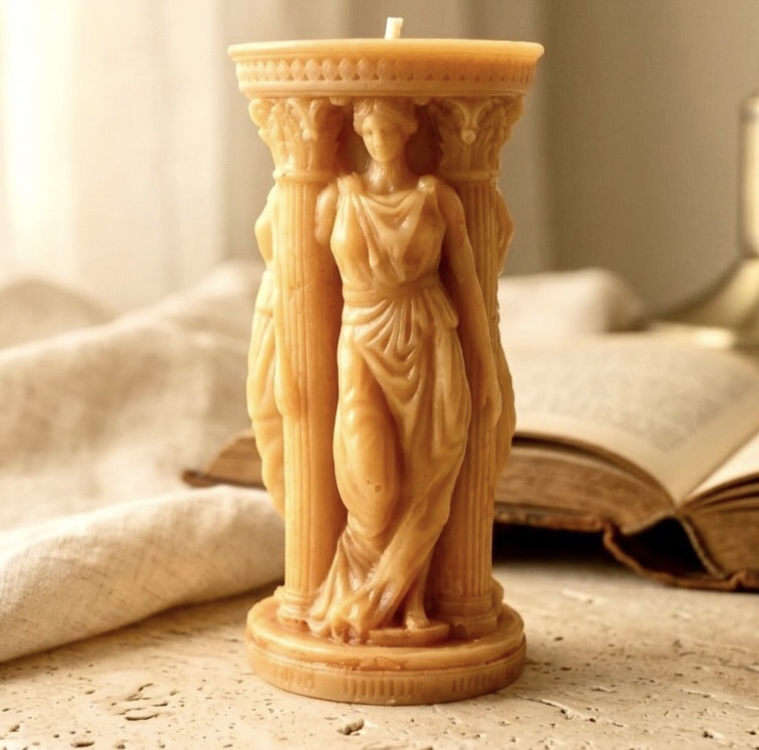 Grecian Grace Pillar Candle