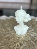 Pearl Muse Bust Candle